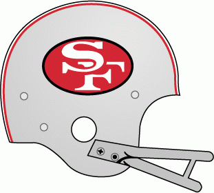 San Francisco 49ers 1962-1963 Helmet Logo t shirt iron on transfers